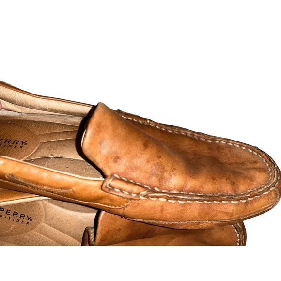 Sperry‎ Top Sider Mens Driving Moc Loafer Lt Brown Leather 0238311 Size 11M - Picture 11 of 11